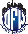 DFW Just Hoops logo
