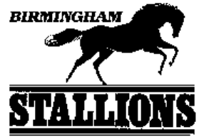 Proposed Birmingham Stallions logo